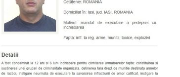 Bărbat urmărit internaţional, din categoria Most Wanted, adus în ţară din Rusia de Poliţia Română/ El a fost condamnat la 12 ani şi jumătate de închisoare pentru constituirea unei grupări de crimă organizată, deţinere de muniţie de război