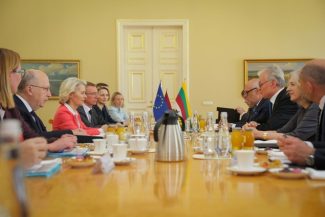Atacurile cu drone ale Moscovei în ţările baltice caută să ”destabilizeze” democraţiile europene, acuză Ursula von der Leyen la Vilnius, după o întâlnire cu preşedinţii Lituaniei, Letoniei şi Estoniei