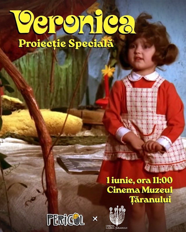 Proiecţii speciale ale filmului „Veronica” de 1 iunie/ Noi ateliere pentru copii şi o colecţie specială de caiete vor fi lansate în campania „Pericol – când un film începe cu tine”