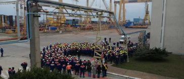 Sindicatul Liber Navalistul, chemat la negocieri de către lichidatorul judiciar al Şantierului Naval Mangalia pentru găsirea unor soluţii de evitare a concedierilor colective sau de reducere a numărului de salariaţi care vor fi concediaţi