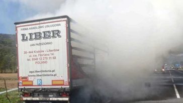 Caraş Severin – Un autotren a luat foc pe DN 6, între Armeniş şi Teregova – FOTO