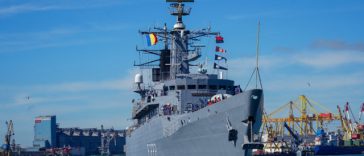 Fregata ”Regina Maria” participă la o misiune de supraveghere şi monitorizare în Marea Mediterană