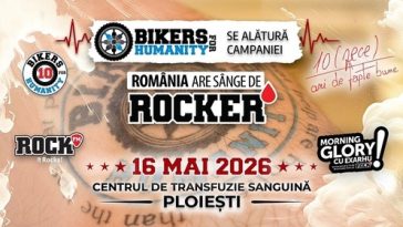 Bikers for Humanity organizează acţiunea anuală de donare de sânge la Centrul De Transfuzie Sanguină de la Ploieşti