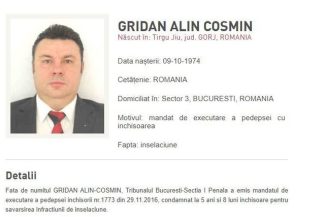 Fost comisar de poliţie, urmărit internaţional pentru că se sustrăgea executării pedepsei cu închisoarea, adus în ţară din Marea Britanie / A fost dat în urmărire în urmă cu aproape zece ani / Şi-a înşelat fostul socru cu 1,2 milioane de euro