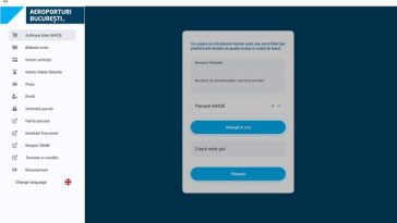 Plata parcării la Aeroportul ”Henri Coandă” se poate face şi online, pe platforma dedicată / Noi locuri de parcare, pregătite
