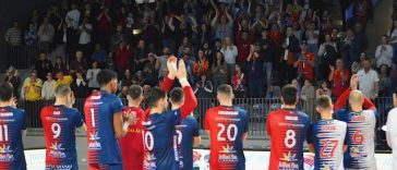 Volei masculin: SCM Zalău – Steaua Bucureşti, scor 3-2, în primul meci al finalei pentru medalia de bronz