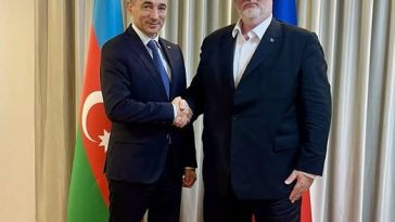 Adrian-Victor Vevera, Directorul General ICI București, în întrevedere cu Ambasadorul Qudsi Osmanov al Republicii Azerbaidjan în cadrul discuțiilor privind colaborarea în securitate cibernetică
