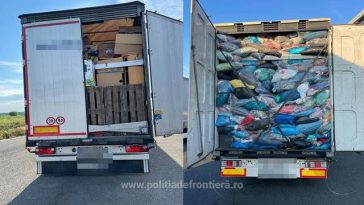 Amplă acţiune pentru prevenirea transferurilor ilegale de deşeuri – Camioane scanate în premieră cu raze X / Aproape 100.000 de kilograme de deşeuri, neprimite în ţară / Amenzi aplicate pentru încălcarea legii