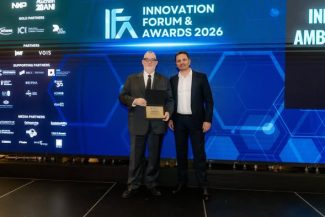 Adrian-Victor Vevera, director general ICI Bucuresti, primi premiul Innovation Ambassador la Innovation Forum Awards 2026, Bucuresti, 18 iunie 2026
