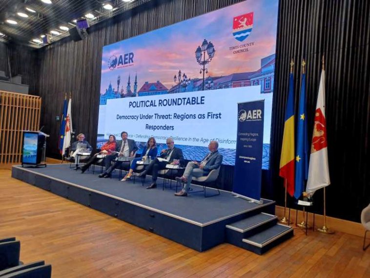 Timiș: Președintele ARE, Lukas Mandl, prezent la o conferință legată de combaterea manipulării digitale și a dezinformării