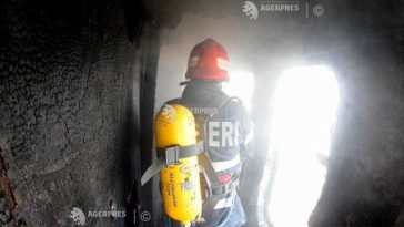 Dâmbovița: Incendiu la locomotiva unui tren de marfă, în Găești
