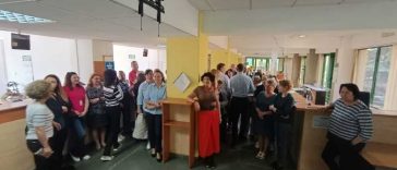 Harghita: A doua zi de proteste la AJFP și Trezorerie împotriva proiectului legii salarizării; angajații spun că se simt umiliți