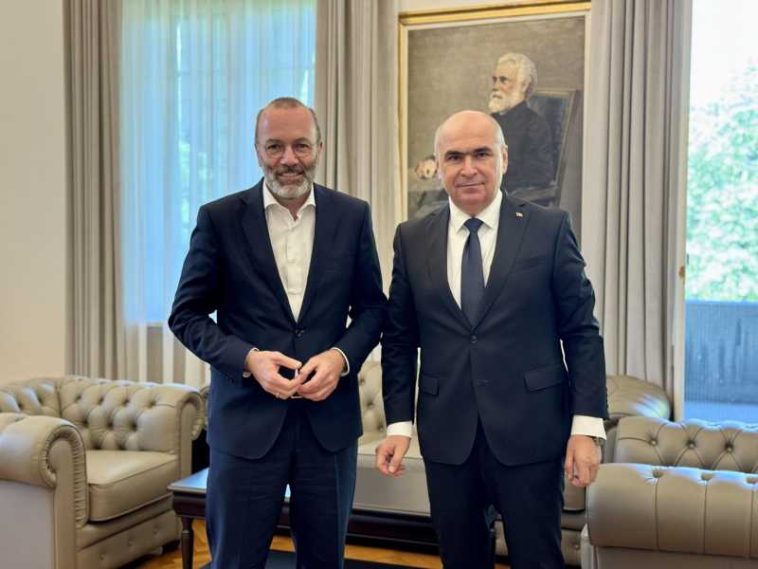 Bolojan – discuții cu Manfred Weber despre situația politică în România: PNL trebuie să își păstreze identitatea