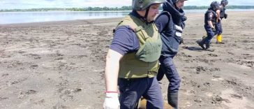 Botoșani: O bombă de aviație a fost descoperită pe malul Prutului, în apropiere de localitatea Stânca