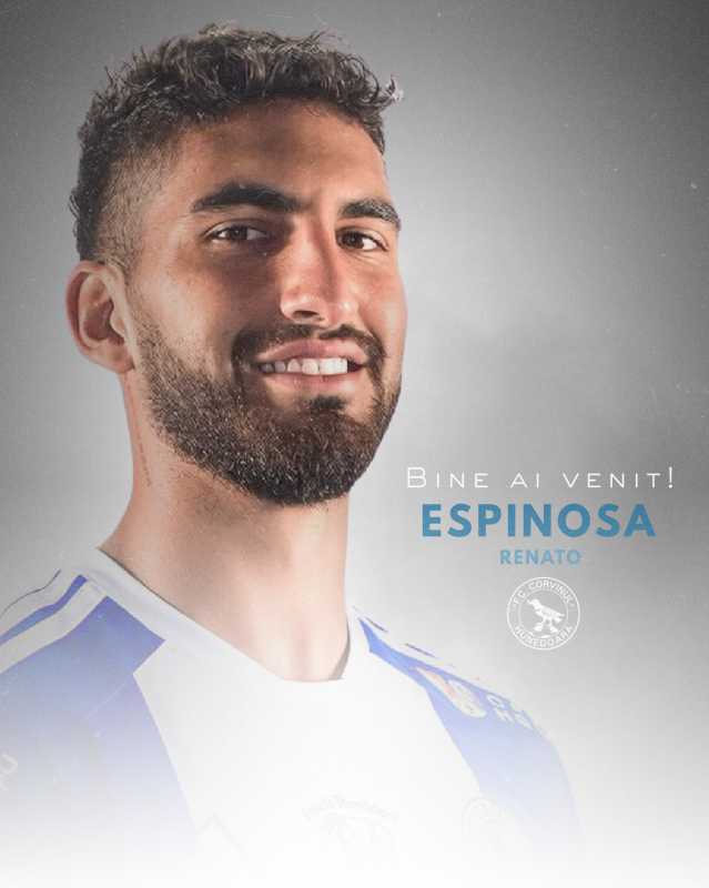 VIDEO Fotbal: Corvinul Hunedoara l-a transferat pe peruanul Renato Espinosa de la Unirea Slobozia