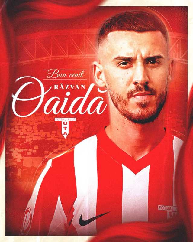 Fotbal: UTA Arad l-a achiziționat pe mijlocașul Răzvan Oaidă