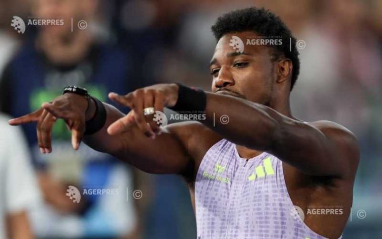 Atletism: Americanul Noah Lyles, învingător în proba de 100 m la reuniunea Diamond League de la Roma