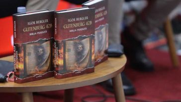 Romanul ‘Gutenberg 42 B’ de Igor Bergler – lansat la Bookfest; Bergler: Mi-a ieșit și cartea asta