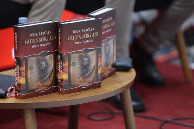 Romanul ‘Gutenberg 42 B’ de Igor Bergler – lansat la Bookfest; Bergler: Mi-a ieșit și cartea asta