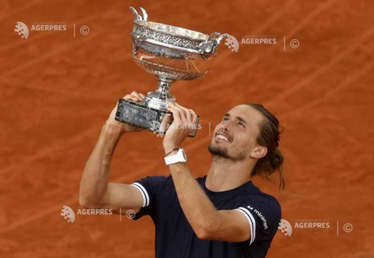 Tenis: Zverev rămâne pe locul 3 în clasamentul ATP după triumful de la Roland Garros