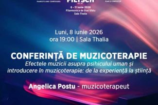 Sibiu: Prima conferință de muzicoterapie la Filarmonică, susținută de o terapeută cu experiență în Spania, Belgia și Germania