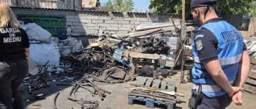 IGPR: Percheziție la Sintești, într-un dosar de evaziune fiscală cu colectarea deșeurilor feroase și neferoase