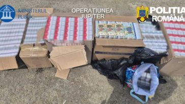 Bihor: Percheziții și flagrant în două dosare de contrabandă cu țigări, în cadrul operațiunii JUPITER