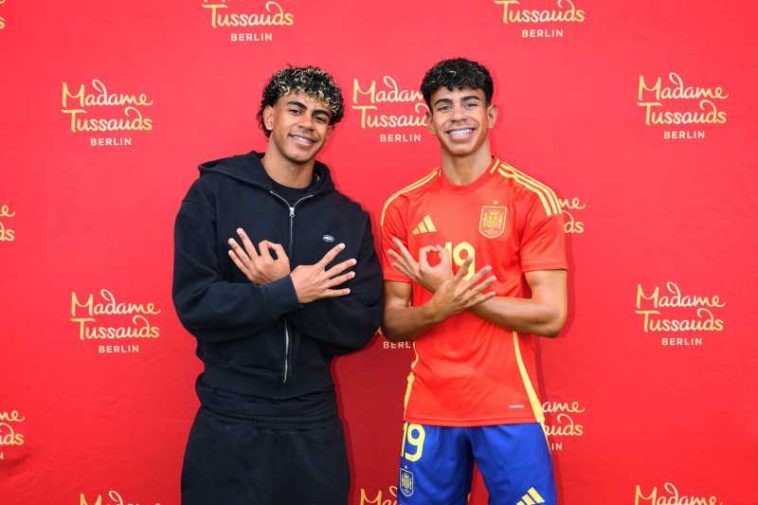 Fotbal: Muzeul Madame Tussauds din Berlin a prezentat statuia de ceară a lui Lamine Yamal înainte de CM 2026