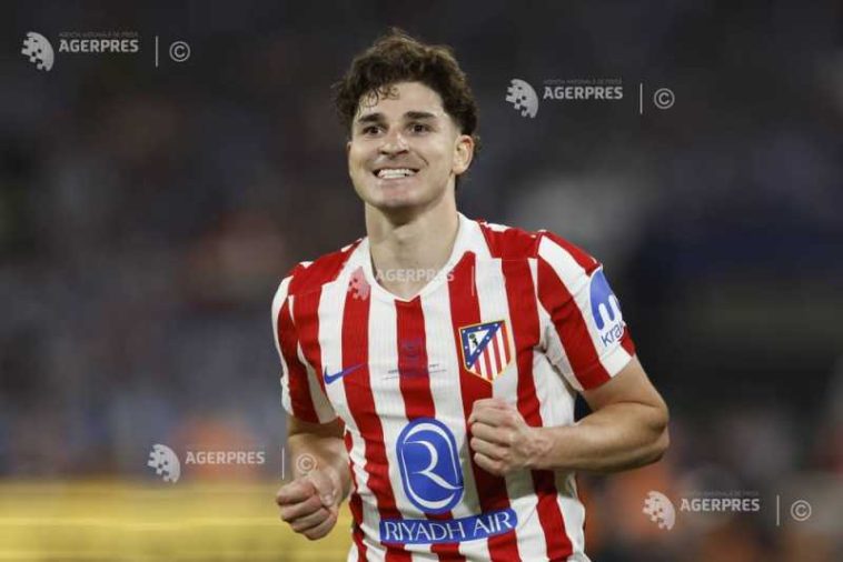 Fotbal: Atletico Madrid a refuzat o ofertă de 150 milioane de euro de la Real Madrid pentru Julian Alvarez