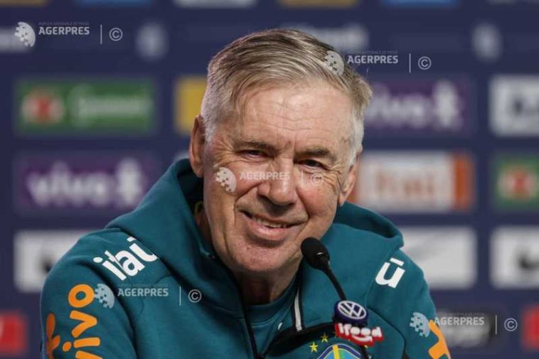Fotbal – CM 2026: Jucătorii brazilieni l-au sărbătorit la antrenament pe selecționerul Carlo Ancelotti, la împlinirea a 67 de ani