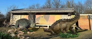 Arad: Un parc de aventură cu machete de dinozauri în mărime naturală este construit la Ineu, cu fonduri europene