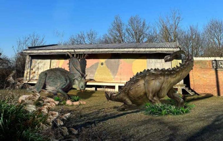 Arad: Un parc de aventură cu machete de dinozauri în mărime naturală este construit la Ineu, cu fonduri europene