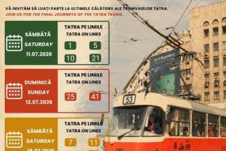 Tramvaiele Tatra vor fi retrase din circulație, după 53 de ani