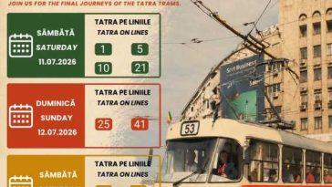 Tramvaiele Tatra vor fi retrase din circulație, după 53 de ani