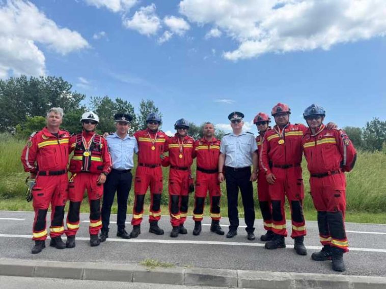 Echipa ISU Mureș, câștigătoare a titlului mondial ‘Best Technical Team’ la descarcerare, a reconfirmat la nivel național