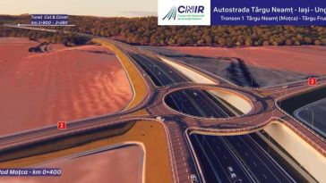 CNIR a emis ordinul de începere pentru proiectarea a 45 km din Autostrada Unirii A8