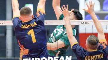 Volei masculin: România a câștigat fără probleme cu Azerbaidjanul, în Liga Europeană