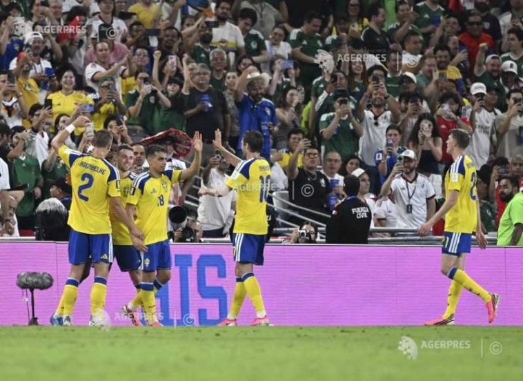 Fotbal – CM 2026: Victorie clară a Suediei, 5-1 cu Tunisia
