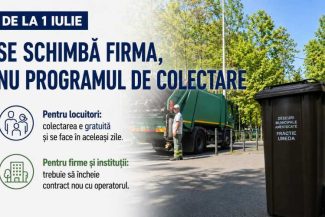 Sector 1/ O nouă firmă de salubrizare de la 1 iulie; programul de colectare a deșeurilor rămâne același