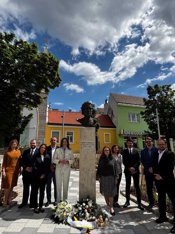 România și Republica Moldova l-au comemorat pe Mihai Eminescu la Viena