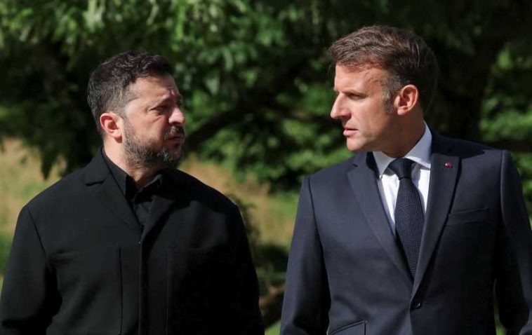 Președintele ucrainean Volodimir Zelenski a sosit la summitul G7 de la Evian