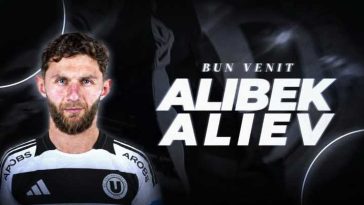 Fotbal: Universitatea Cluj l-a transferat pe atacantul Alibek Aliev