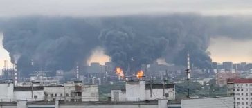 #Ucraina atacă din nou o rafinărie din Moscova
