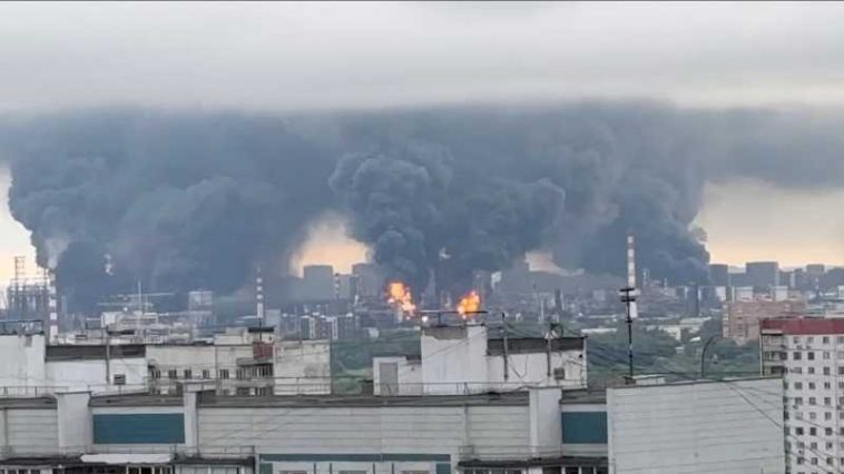 #Ucraina atacă din nou o rafinărie din Moscova