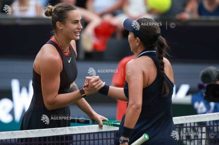 Tenis: Liderul mondial Arina Sabalenka, eliminată în semifinale la Berlin (WTA)