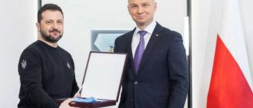 #Ucraina: Zelenski a returnat Poloniei decorația retrasă de Nawrocki