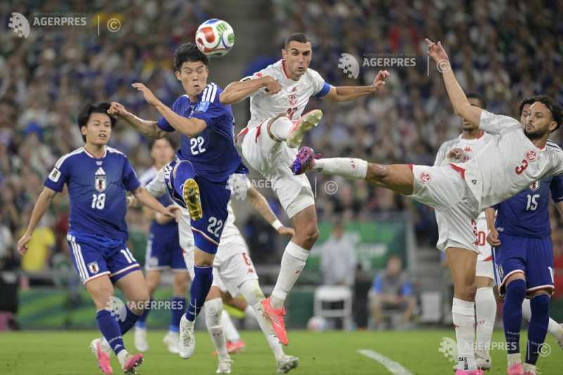 Fotbal – CM 2026: Japonia a câștigat meciul 1.000 al Cupei Mondiale, 4-0 cu Tunisia, arbitrat de Istvan Kovacs