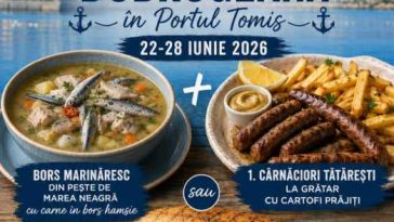 Constanța: Turiștii, invitați să descopere oferta culinară locală în cadrul Săptămânii Gastronomice Dobrogene