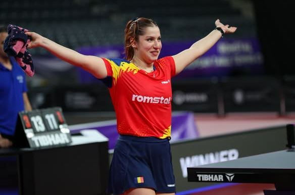 VIDEO Tenis de masă: Bianca Mei-Roșu, medaliată cu aur la simplu feminin la Europenele U21 de la Cluj-Napoca
