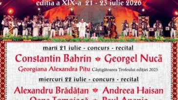 Brăila: 27 de concurenți din cinci țări, la Festivalul ‘Cântecul de dragoste de-a lungul Dunării’